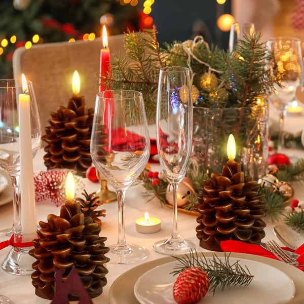 Lunacone - Flameless Pinecone Candle Light