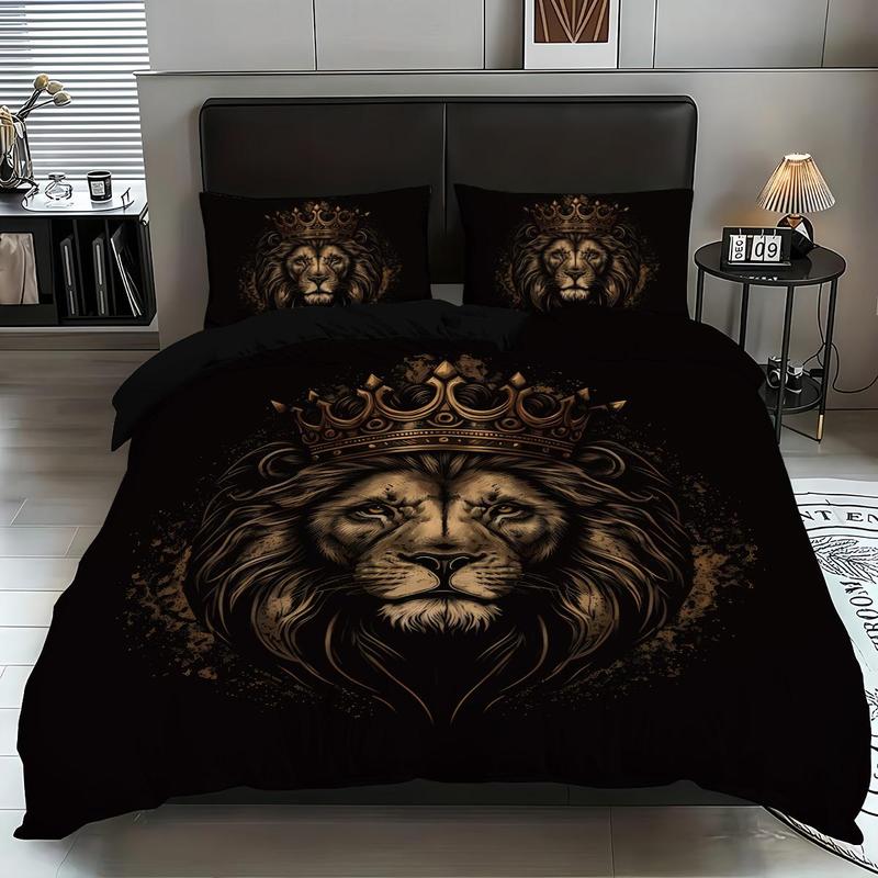 Dreamvera – Safari Lion Bedding Set, Duvet Cover & Pillowcases
