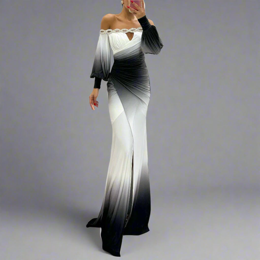 Susanne | Chic Evening Gown with Side Slit