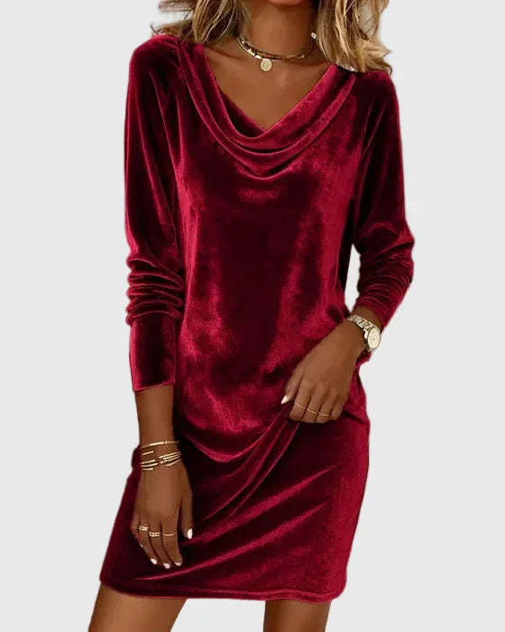 Frosina | Velvet Dress Loose Fit