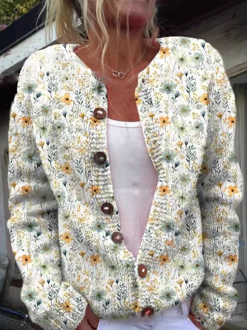 Irma™ | Vest with Floral Pattern