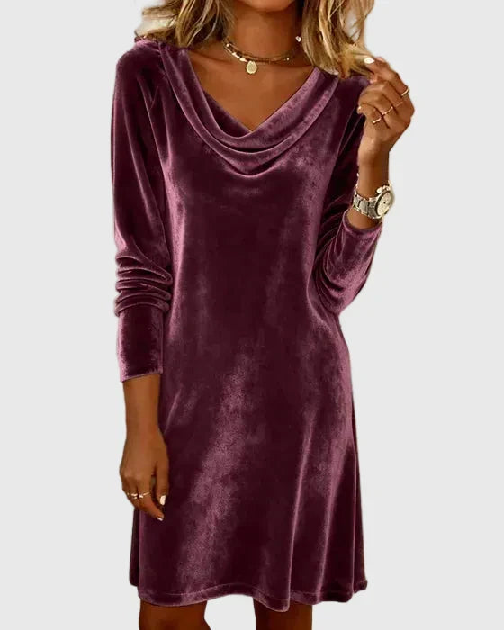 Frosina | Velvet Dress Loose Fit