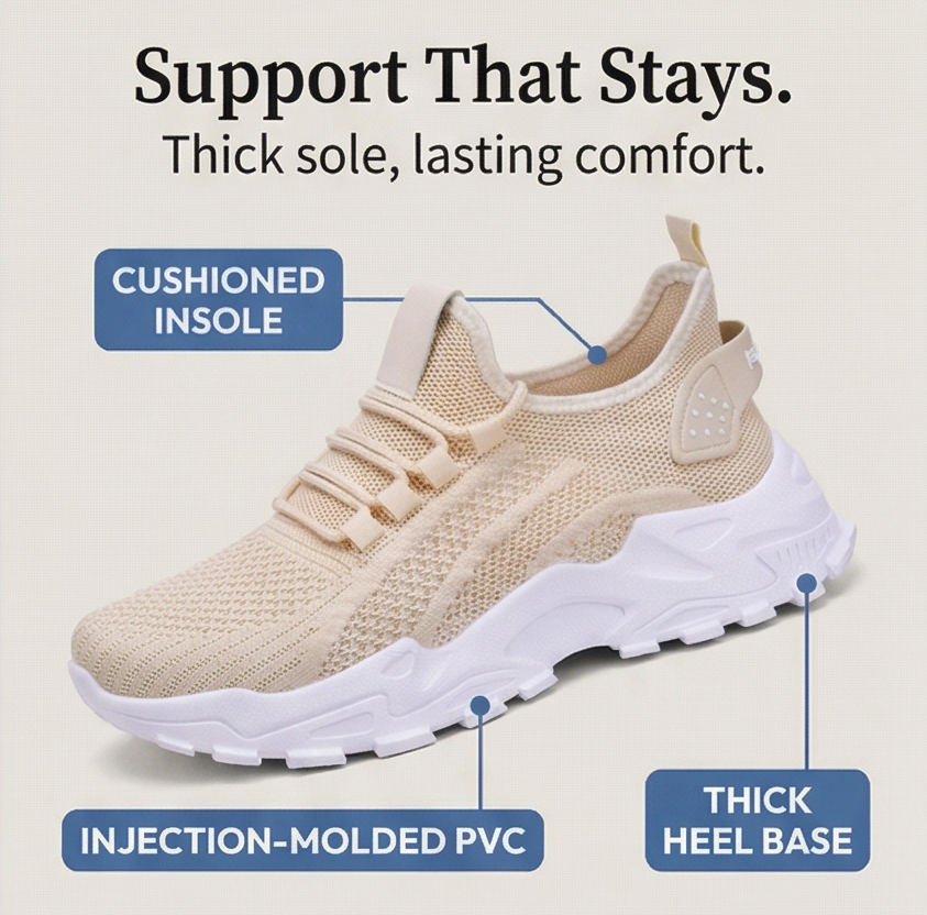 Aerloom – Women's Breathable Knit Sneakers for All Day Comfort
