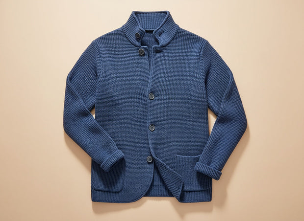 Eskel - Elegant Long Sleeve Wool Cardigan