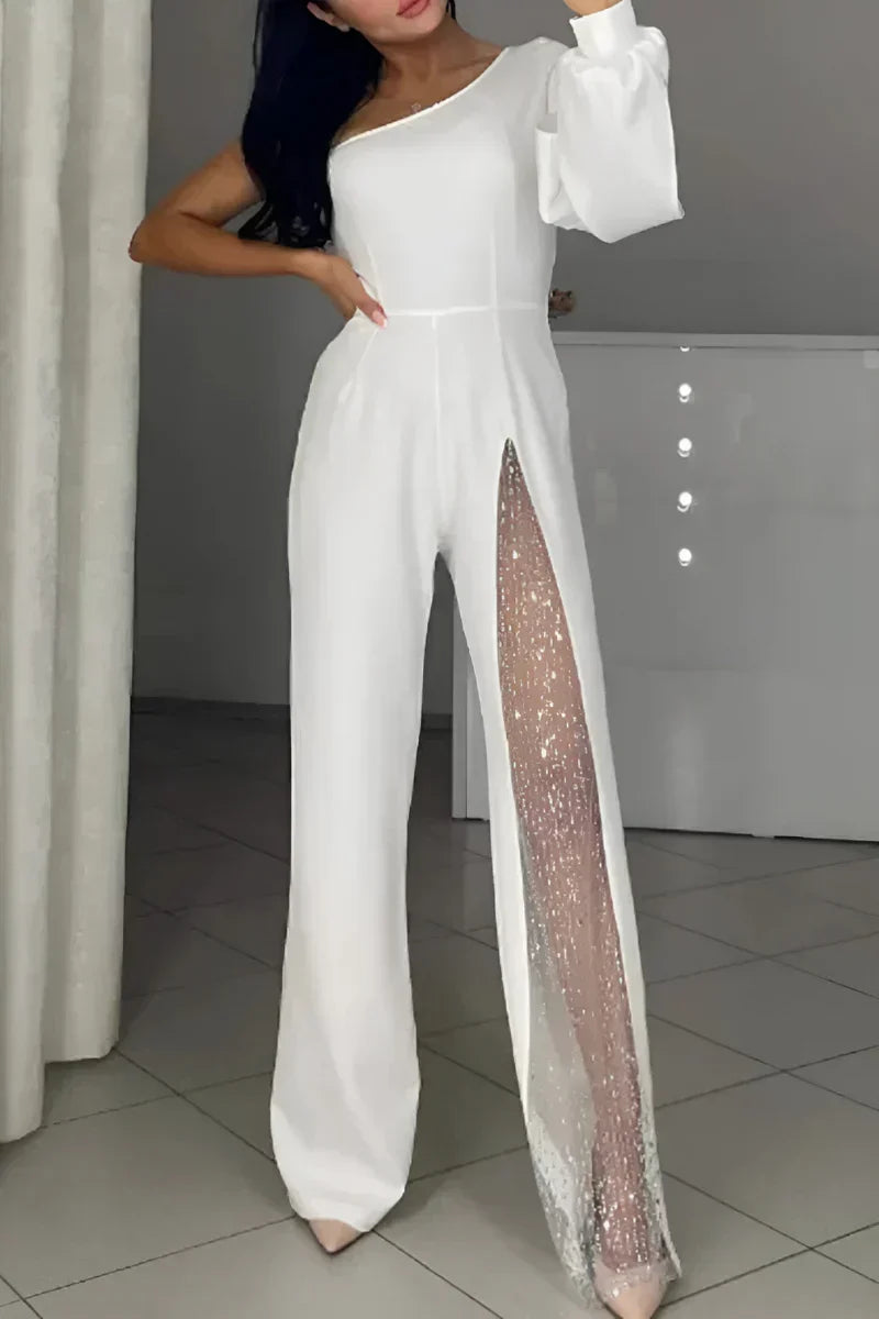 Yasmira | Women's Elegant Jumpsuit with Asymmetrical Design