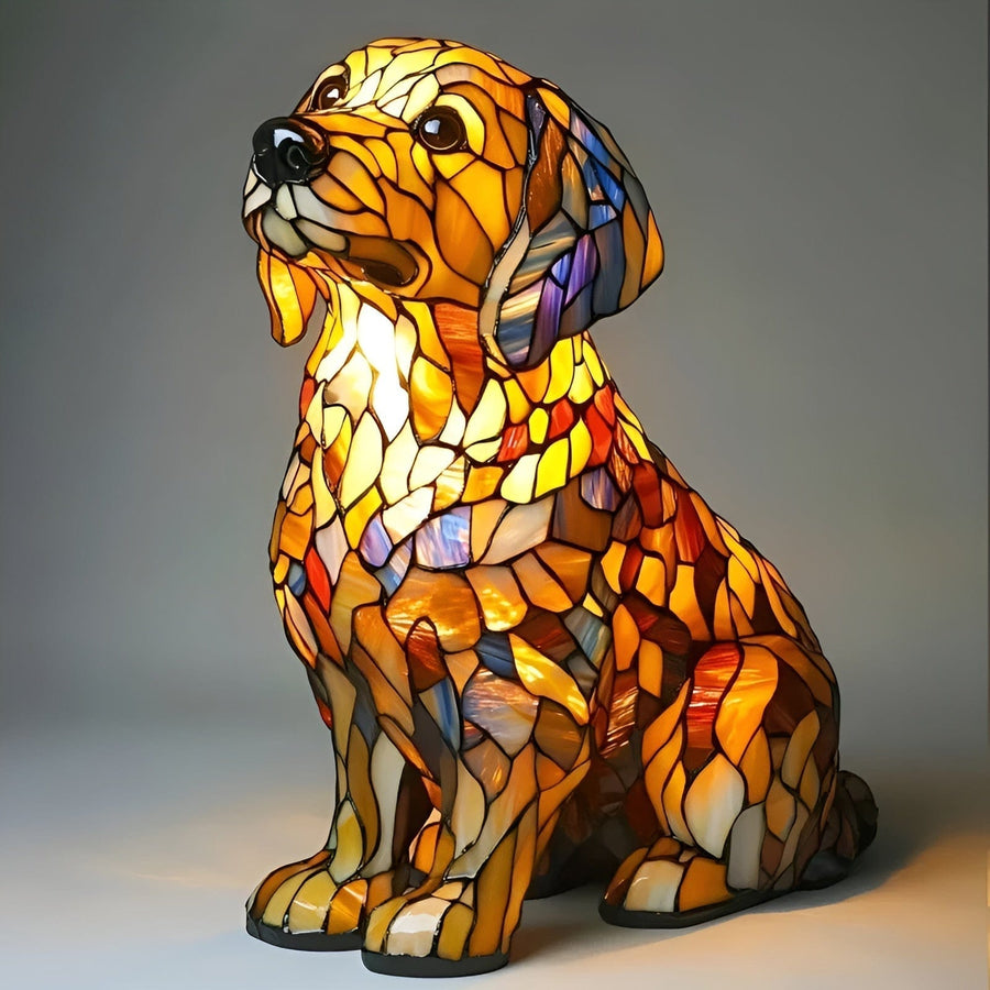 Animal Glow™ | Handmade Colored Glass Lamp