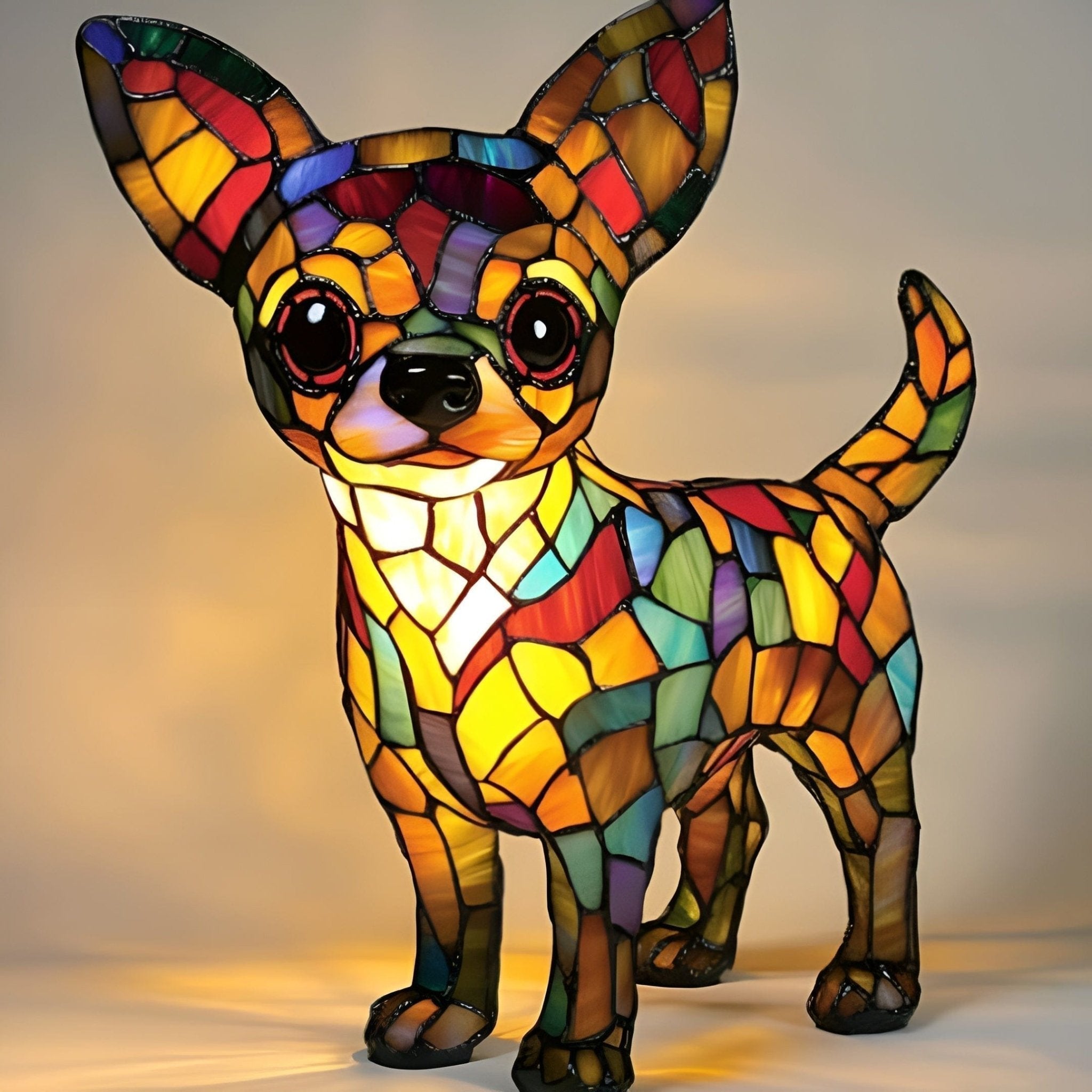 Animal Glow™ | Handmade Colored Glass Lamp