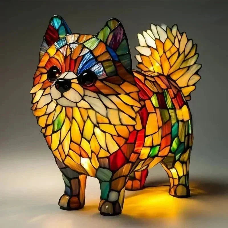 Animal Glow™ | Handmade Colored Glass Lamp