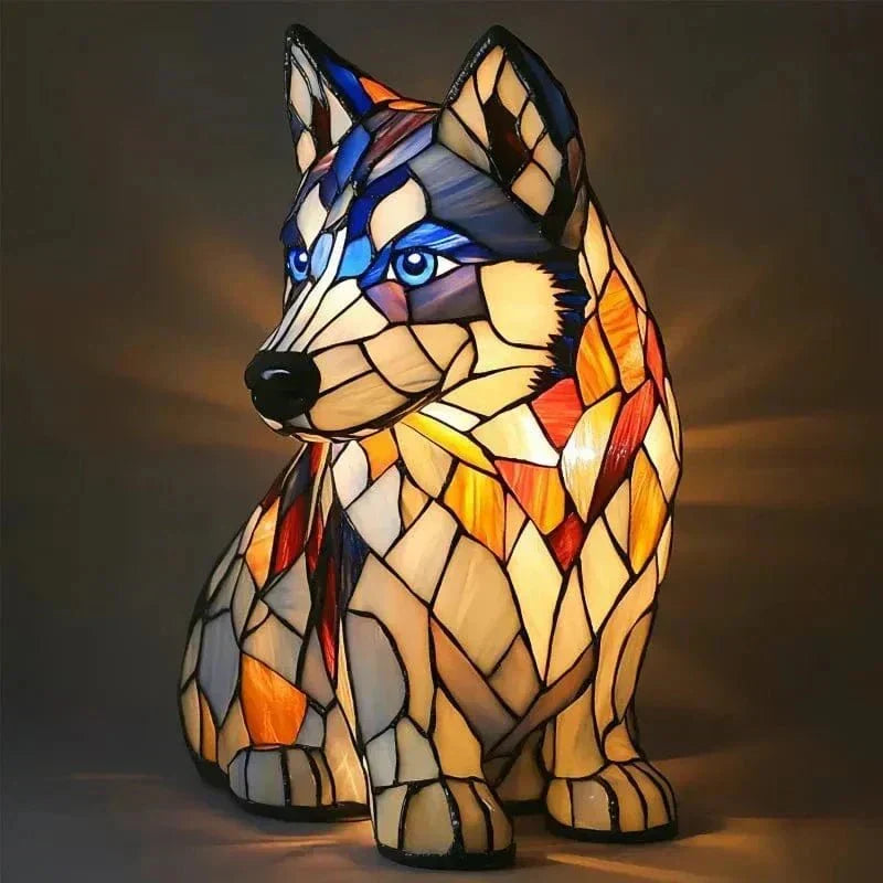 Animal Glow™ | Handmade Colored Glass Lamp