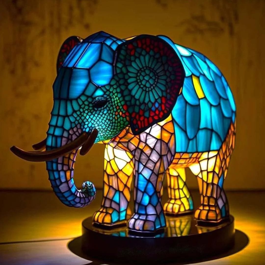 Animal Glow™ | Handmade Colored Glass Lamp