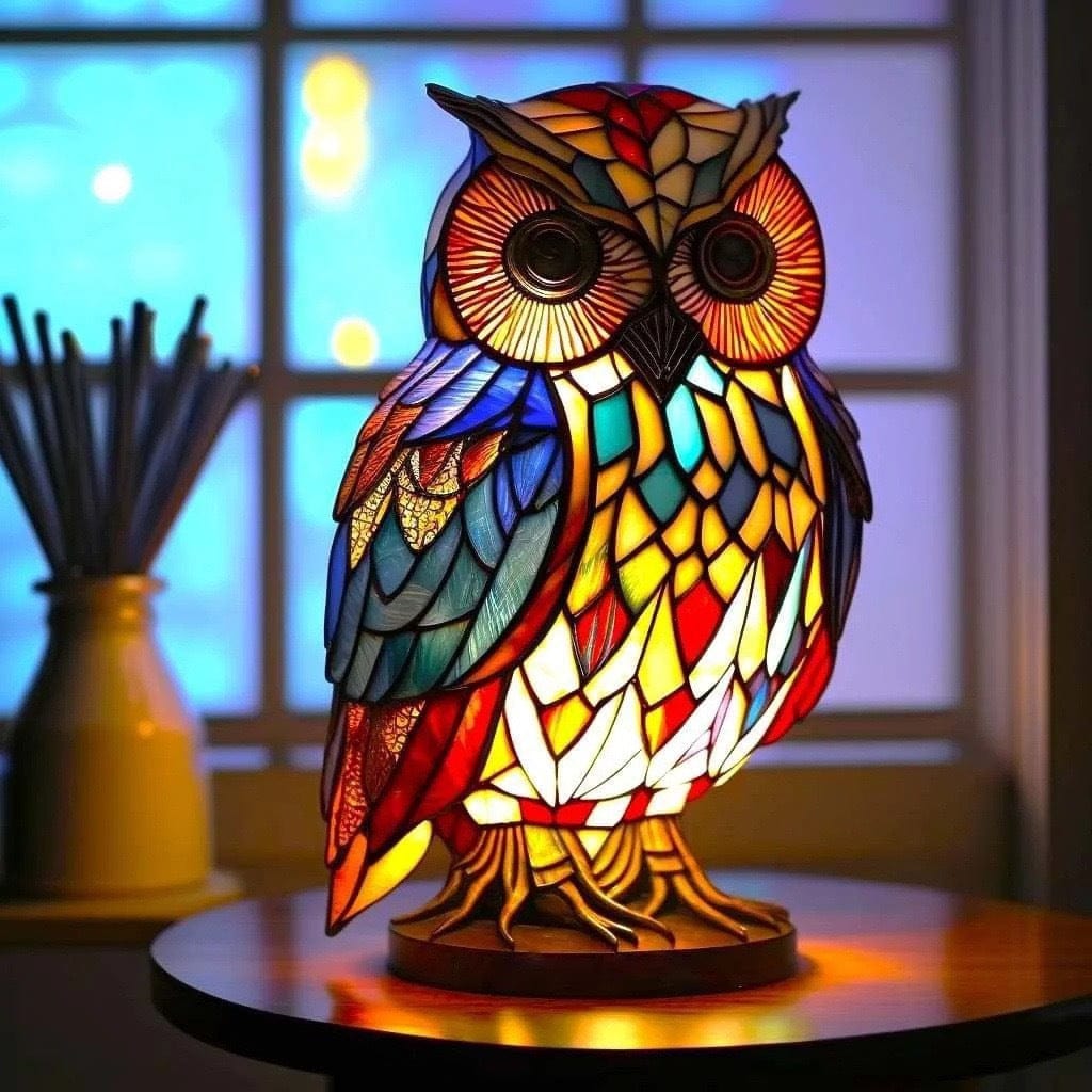 Animal Glow™ | Handmade Glass Painting Lamp