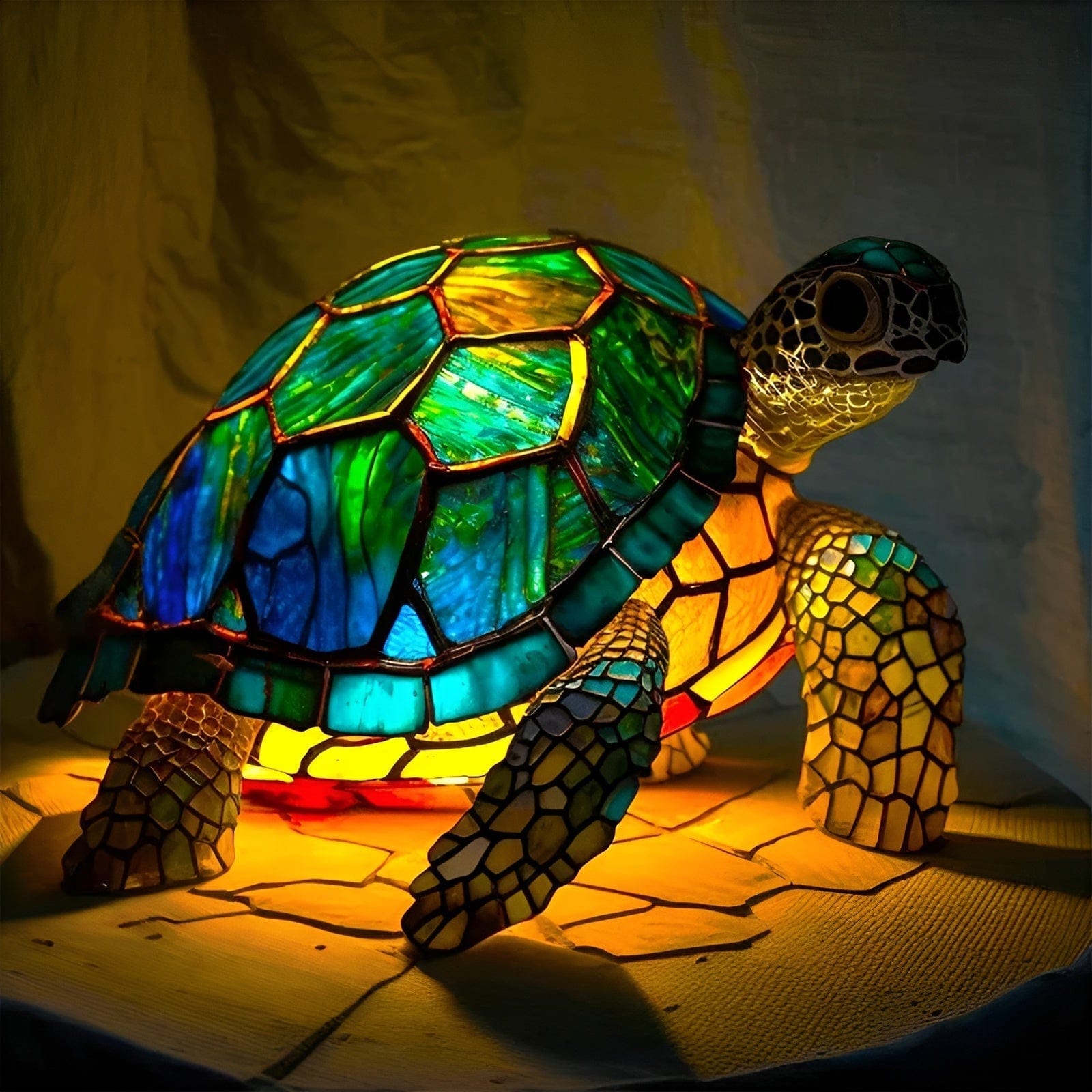 Animal Glow™ | Handmade Tiffany Lamp