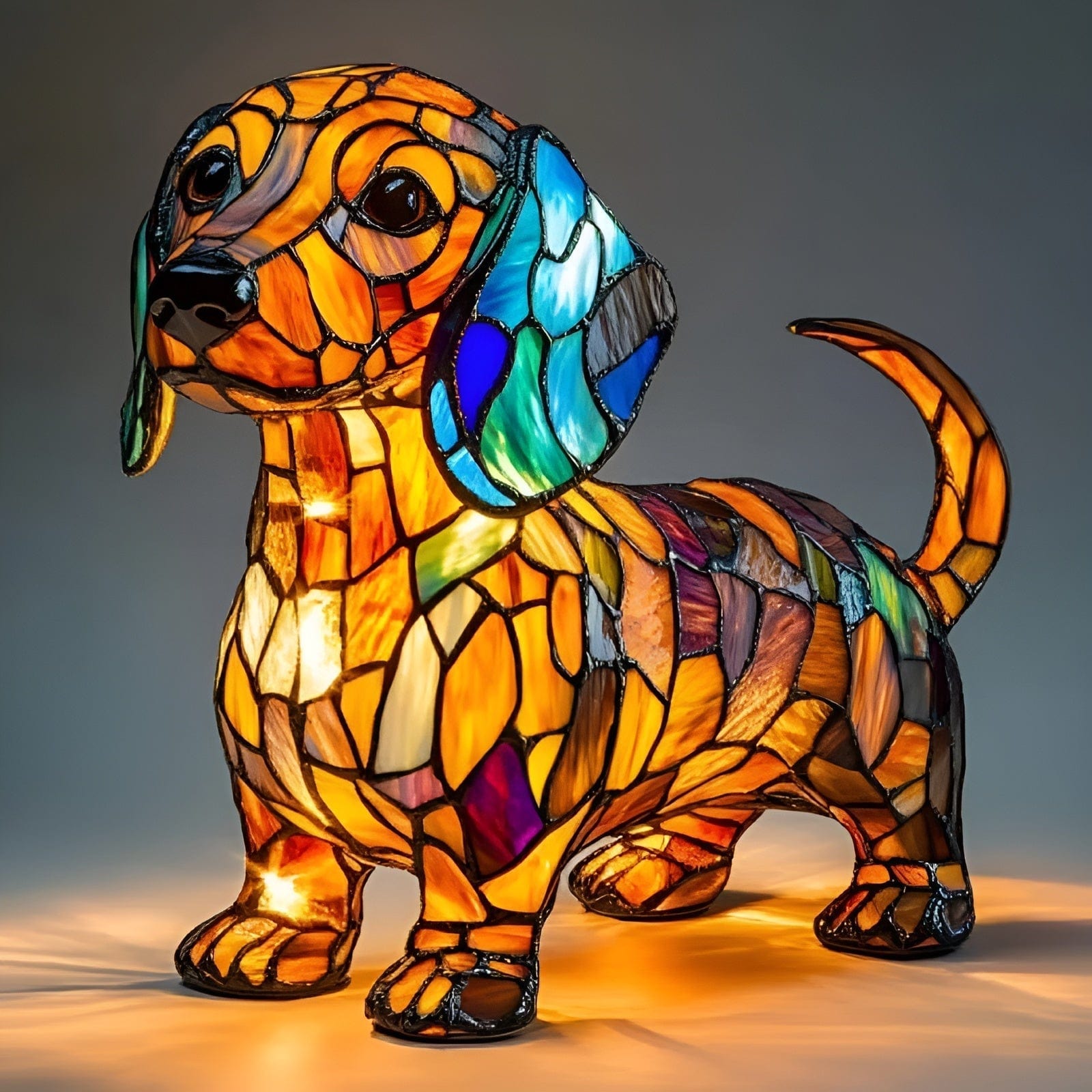 Animal Glow™ | Handmade Tiffany Lamp