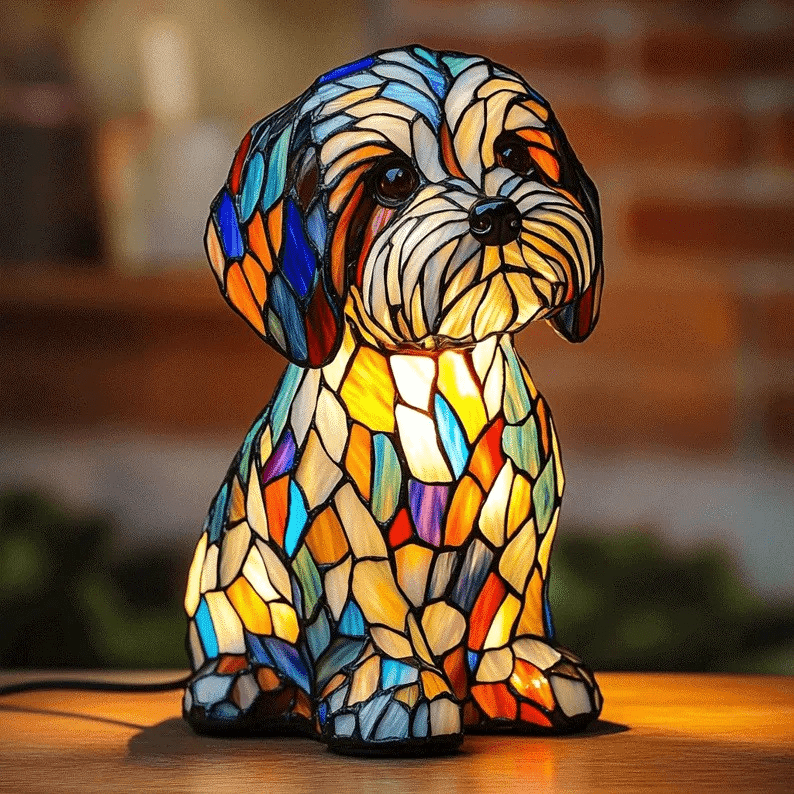 Animal Glow™ | Handmade Tinted Glass Lamp