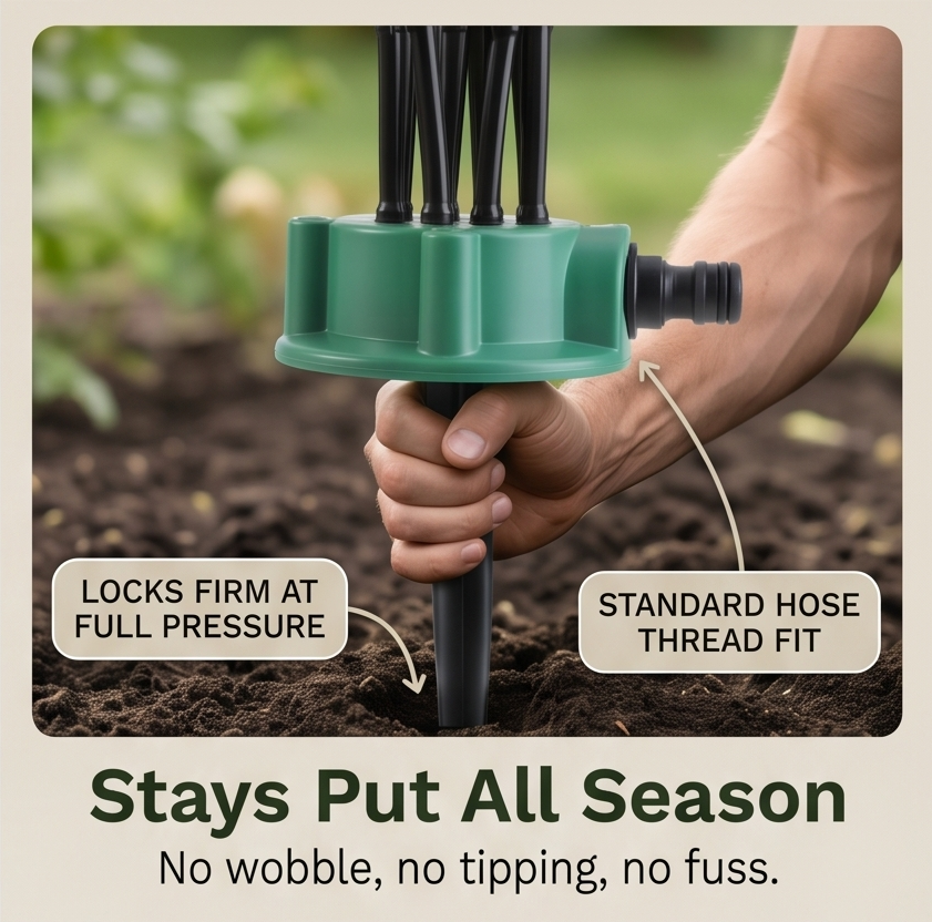 Aquava – 360° Multi-Arm Garden Sprinkler