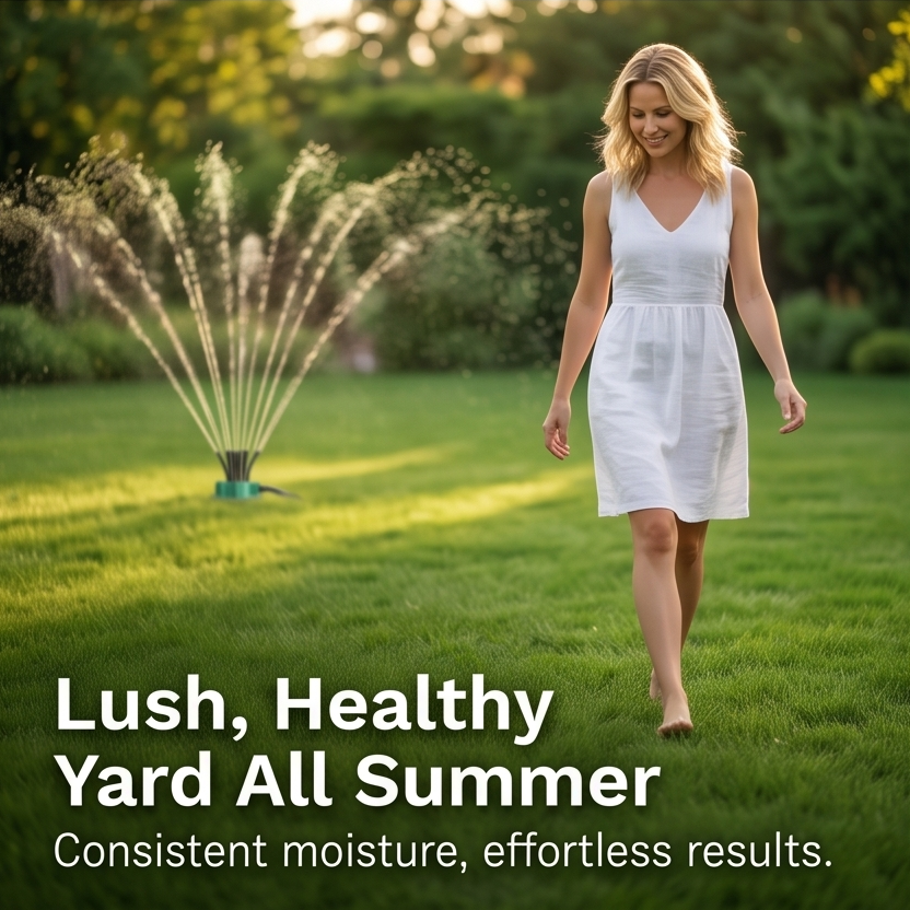 Aquava – 360° Multi-Arm Garden Sprinkler