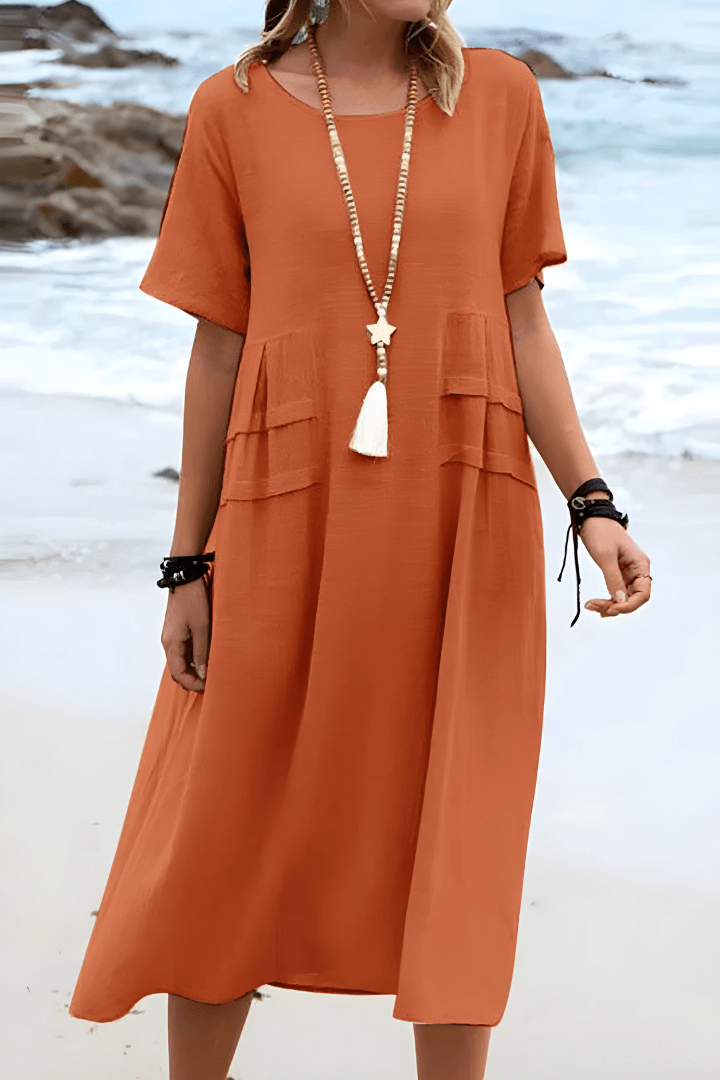 Aria™ Summer Linen Dress