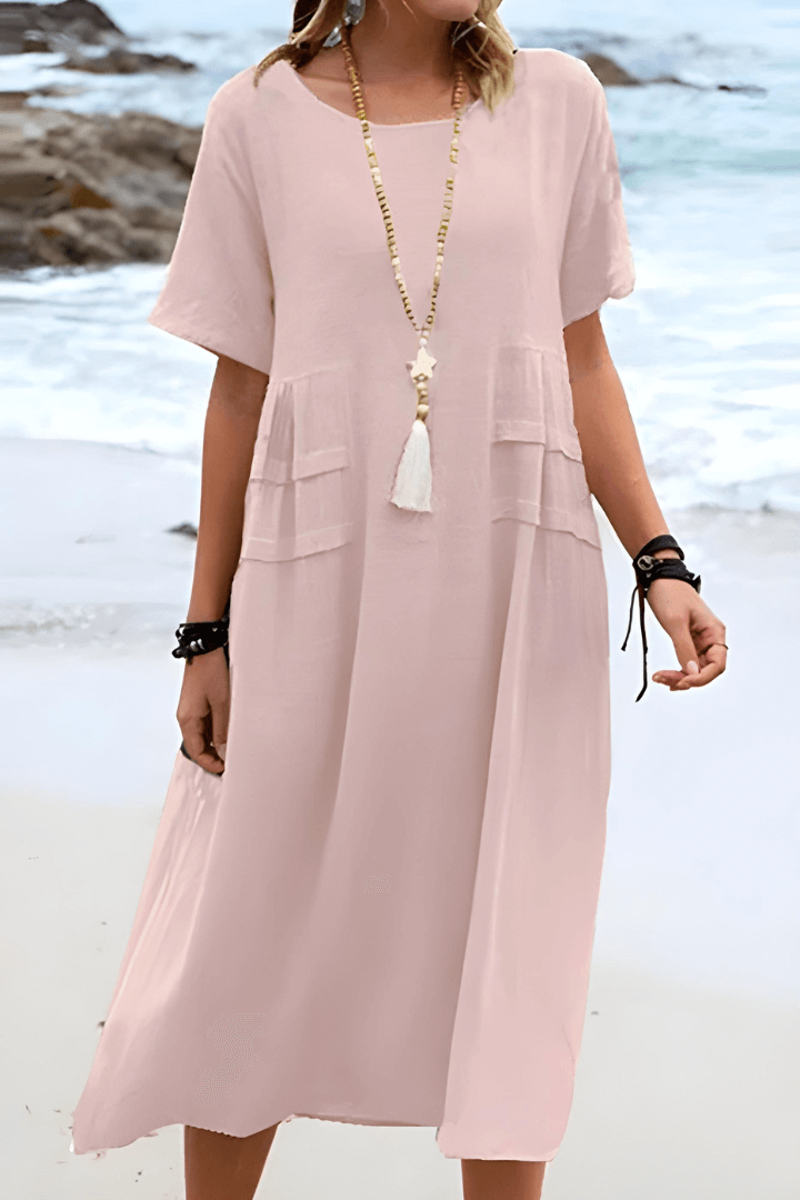 Aria™ Summer Linen Dress