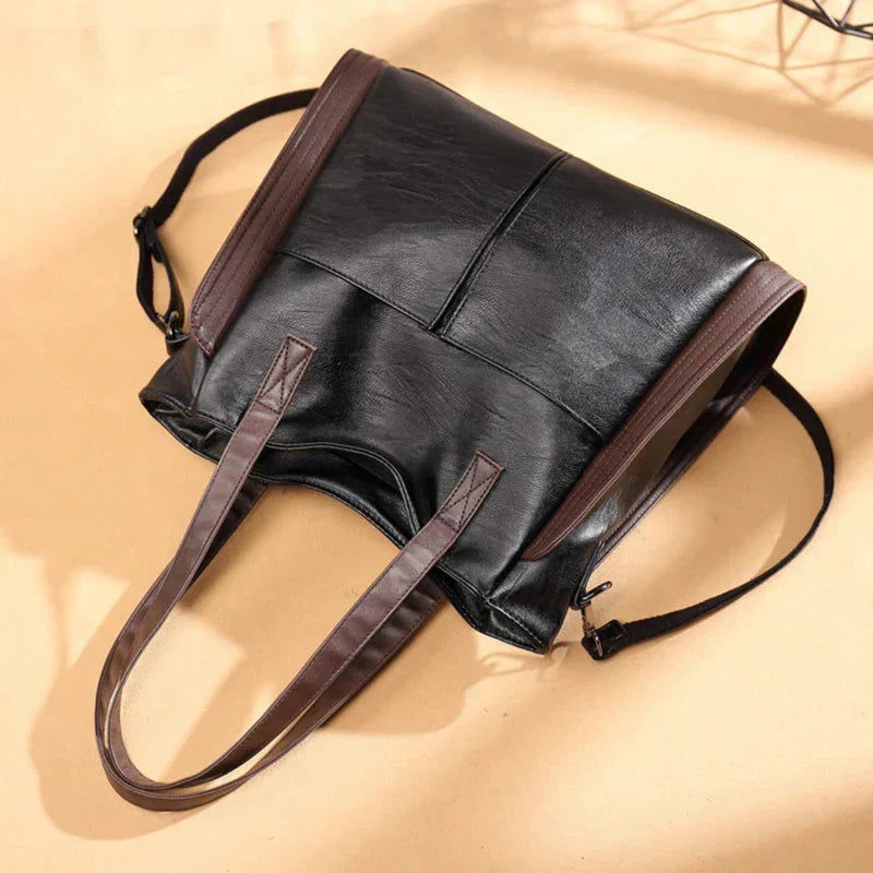 Indigo Classic Leather Handbag