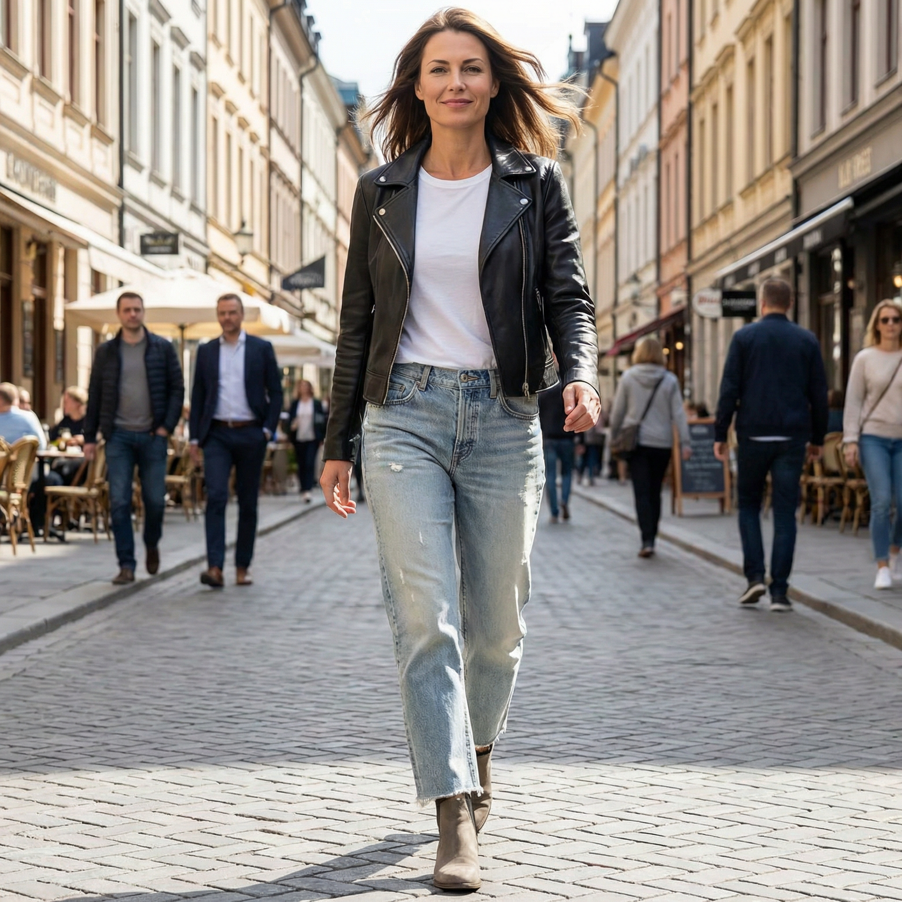 Danice™ | Cropped straight-leg jeans