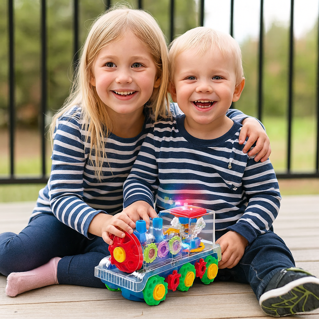 Dancing & Shining Musical Train Locomotive for Kids