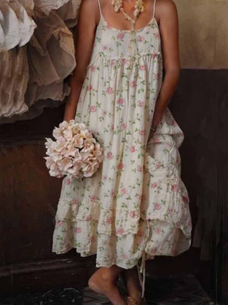 Barbara Bloem Maxi Dress - Effortless Elegance