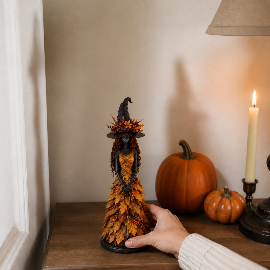 Emberwitch – The Fall Witch Figure That's Elegant, Not Spooky