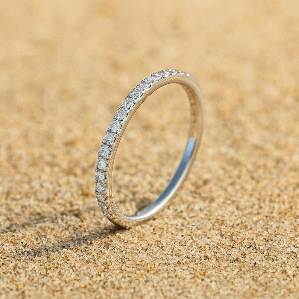 Adoration Ring – 925 Silver and Delicate Set Sparkle