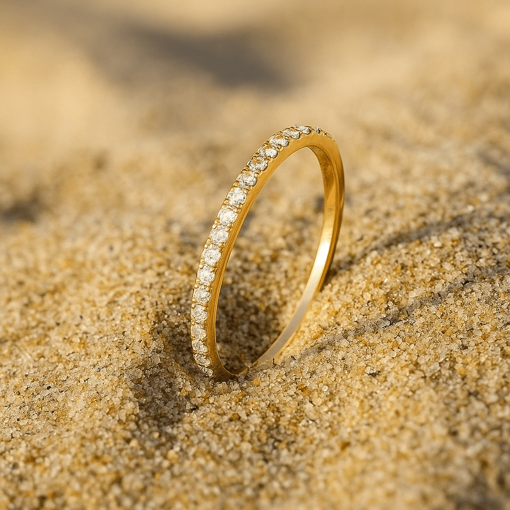 Adoration Ring – 925 Silver and Delicate Set Sparkle