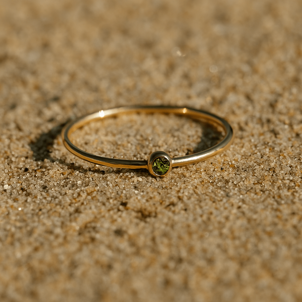 Colori Ring – Gold Plated and Birthstone