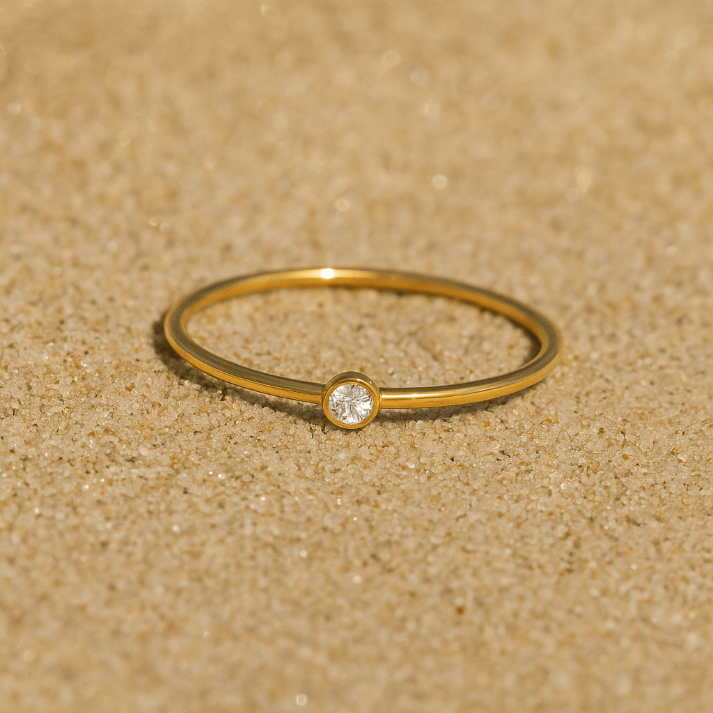 Colori Ring – Gold Plated and Birthstone