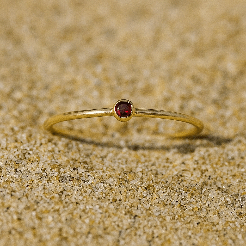 Colori Ring – Gold Plated and Birthstone