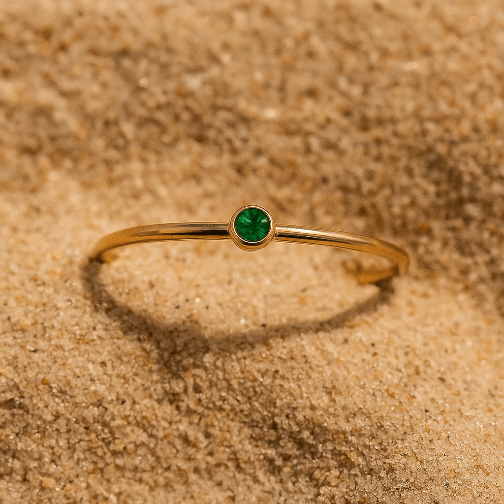 Colori Ring – Gold Plated and Birthstone