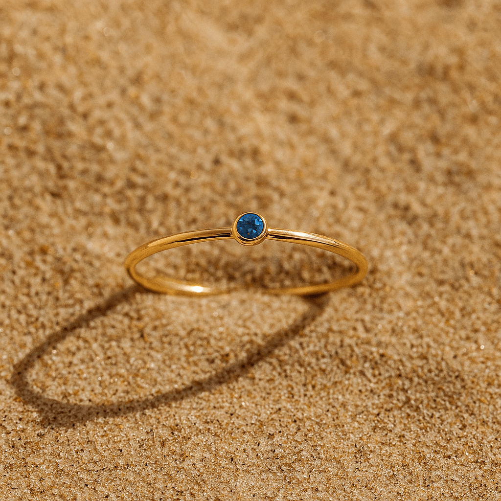 Colori Ring – Gold Plated and Birthstone