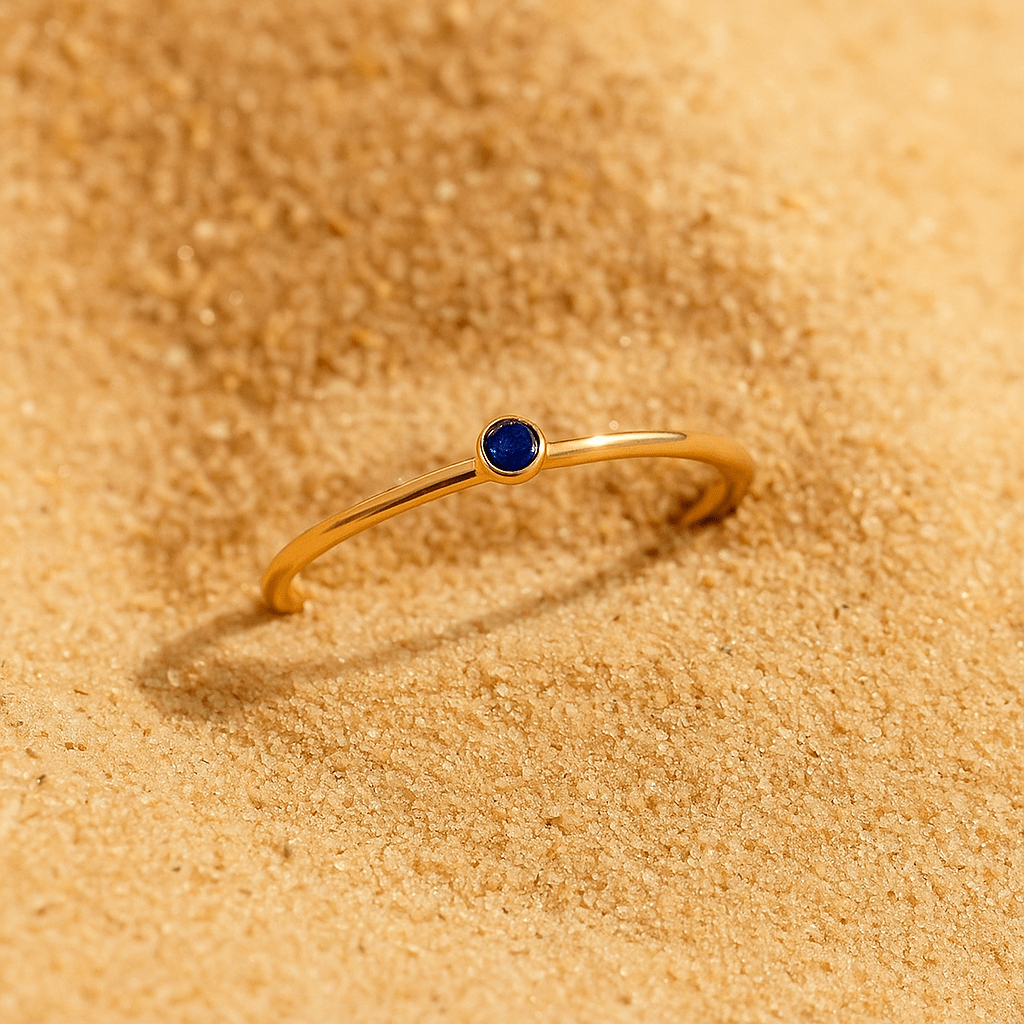 Colori Ring – Gold Plated and Birthstone