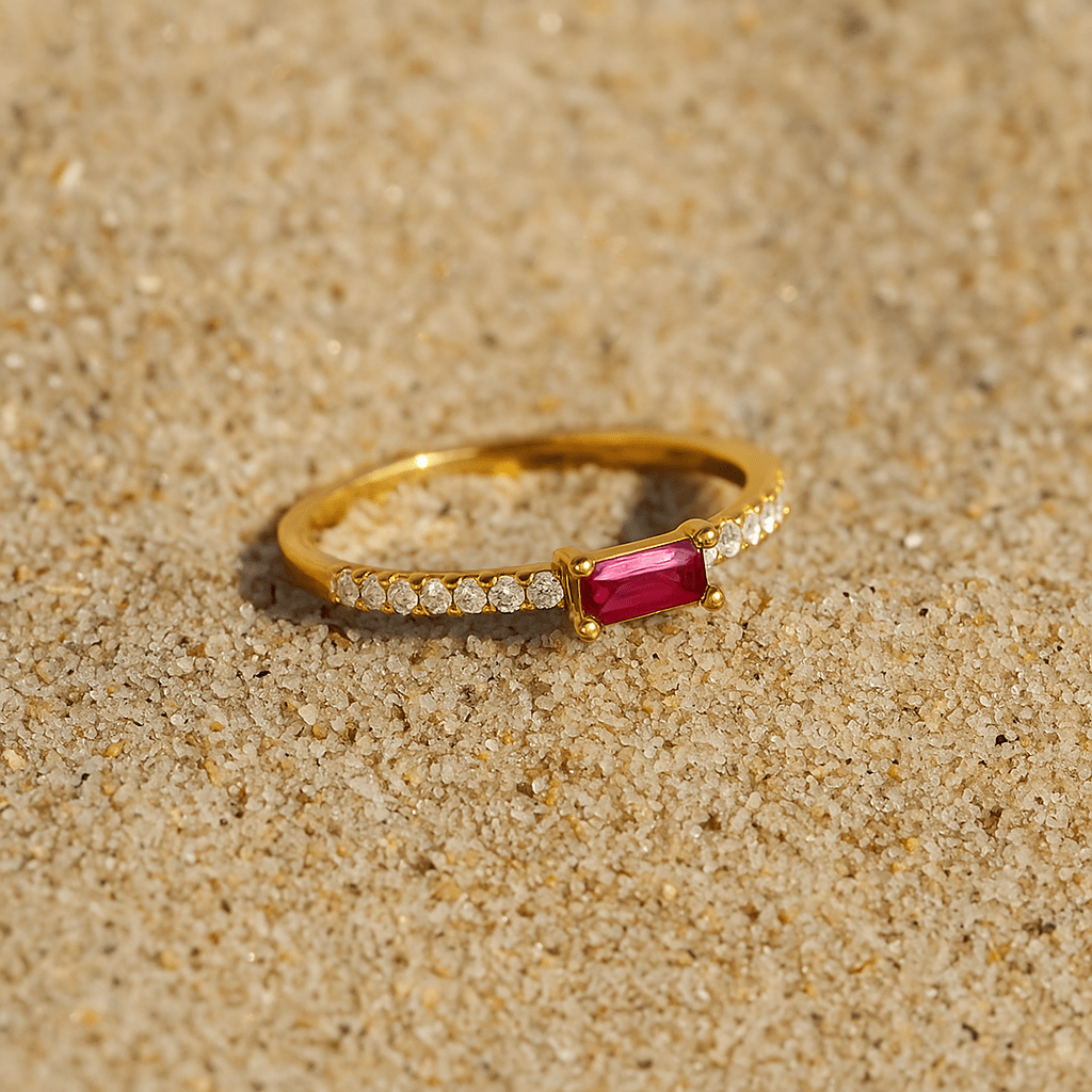 Paradiso Ring – 925 Silver and Precious Stone