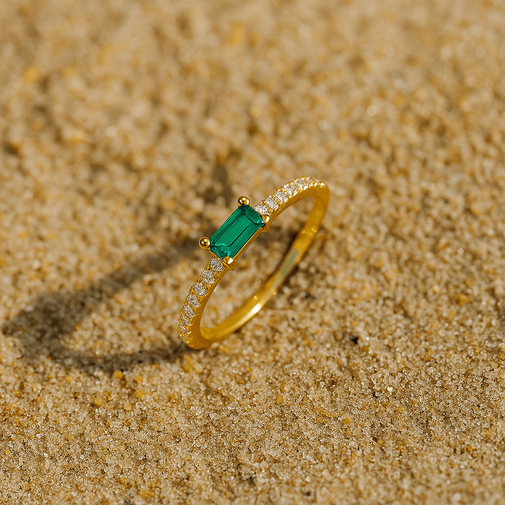 Paradiso Ring – 925 Silver and Precious Stone