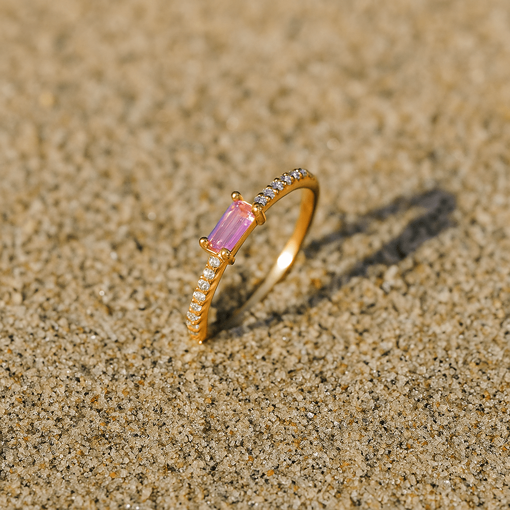 Paradiso Ring – 925 Silver and Precious Stone