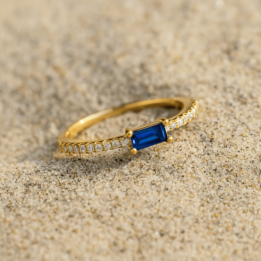 Paradiso Ring – 925 Silver and Precious Stone