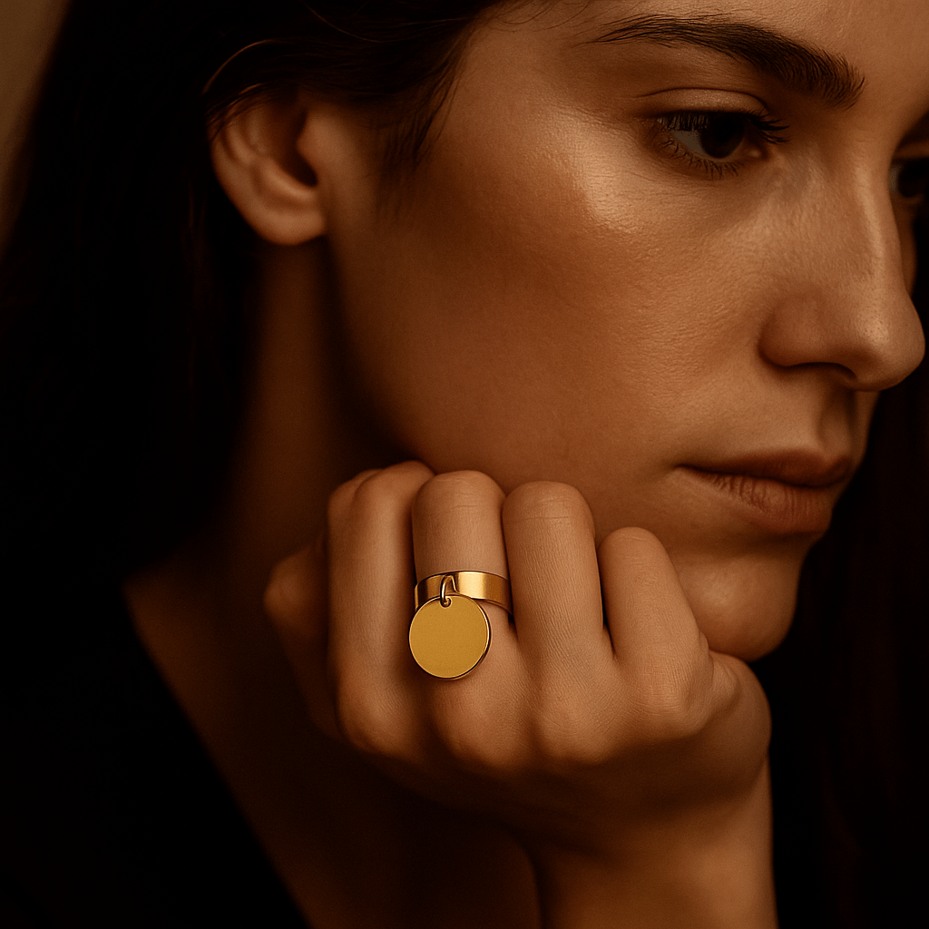 Genova Ring – Movable Medallion