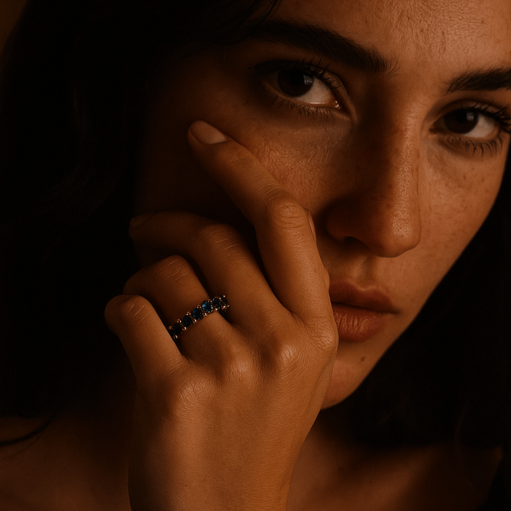 Luce Ring – 18k Gold Plated and Fine Stones