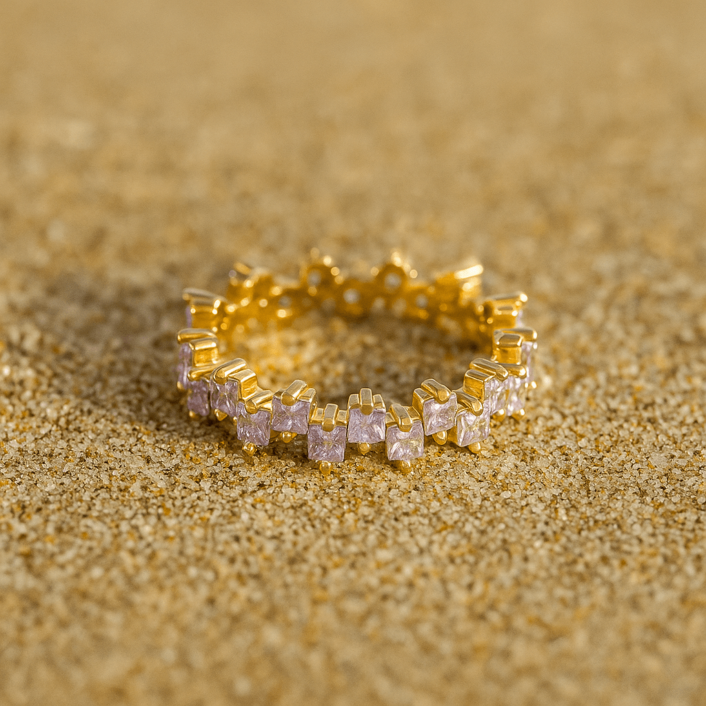 Luce Ring – 18k Gold Plated and Fine Stones