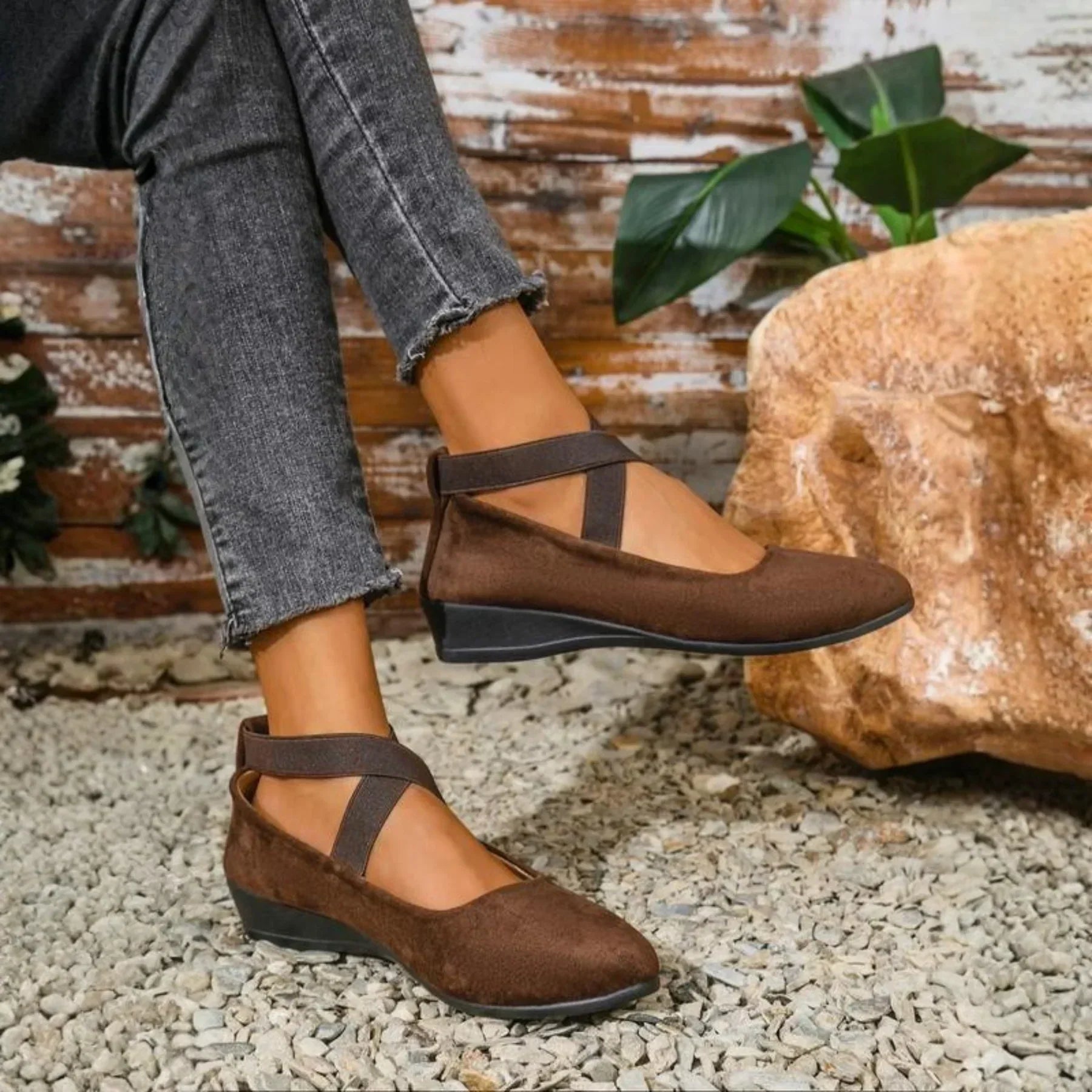Anna | Closed Wedge Ballerina Shoes