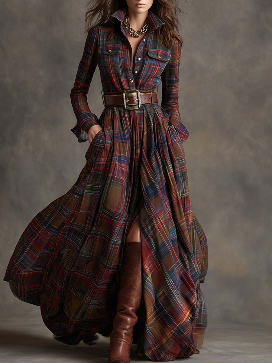 MARGARET - HIGHLAND GRACE MAXI DRESS