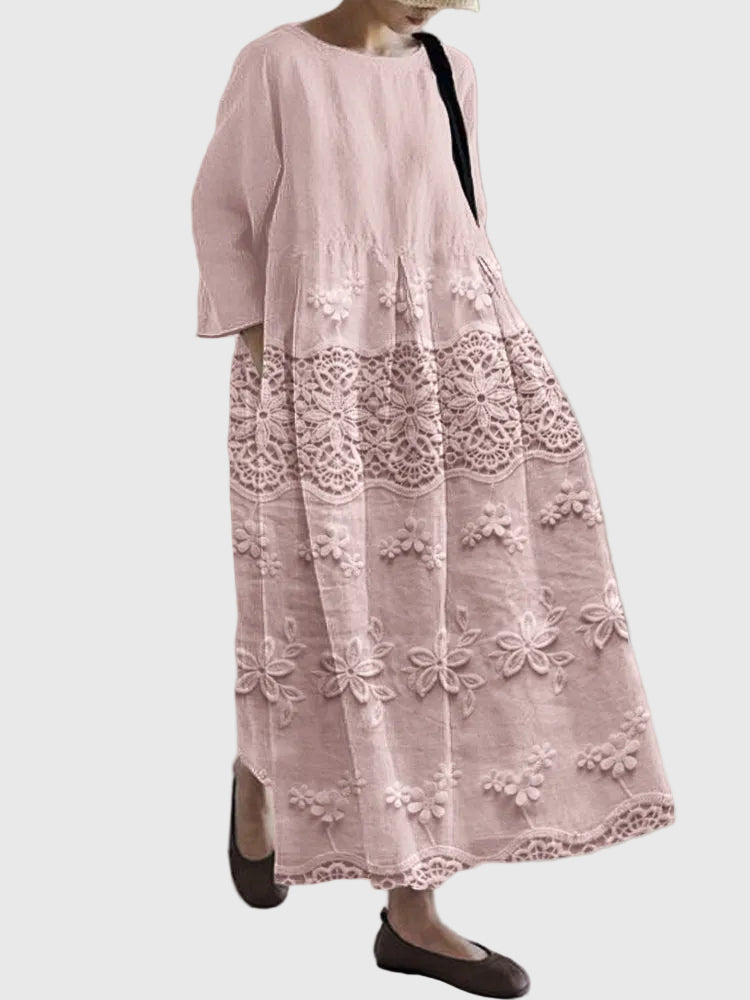 Zara | Delicate Lace Midi Dress