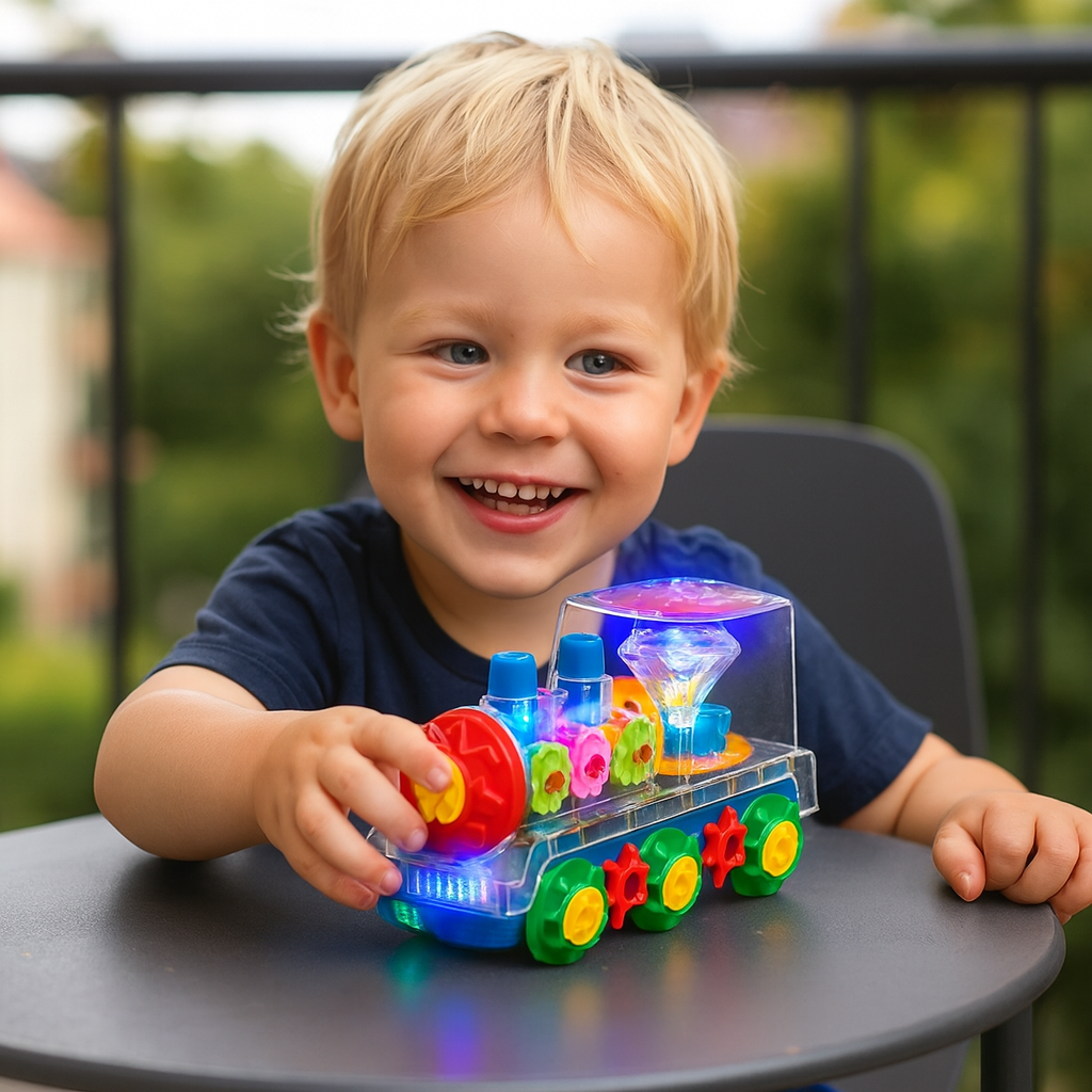 Dancing & Shining Musical Train Locomotive for Kids