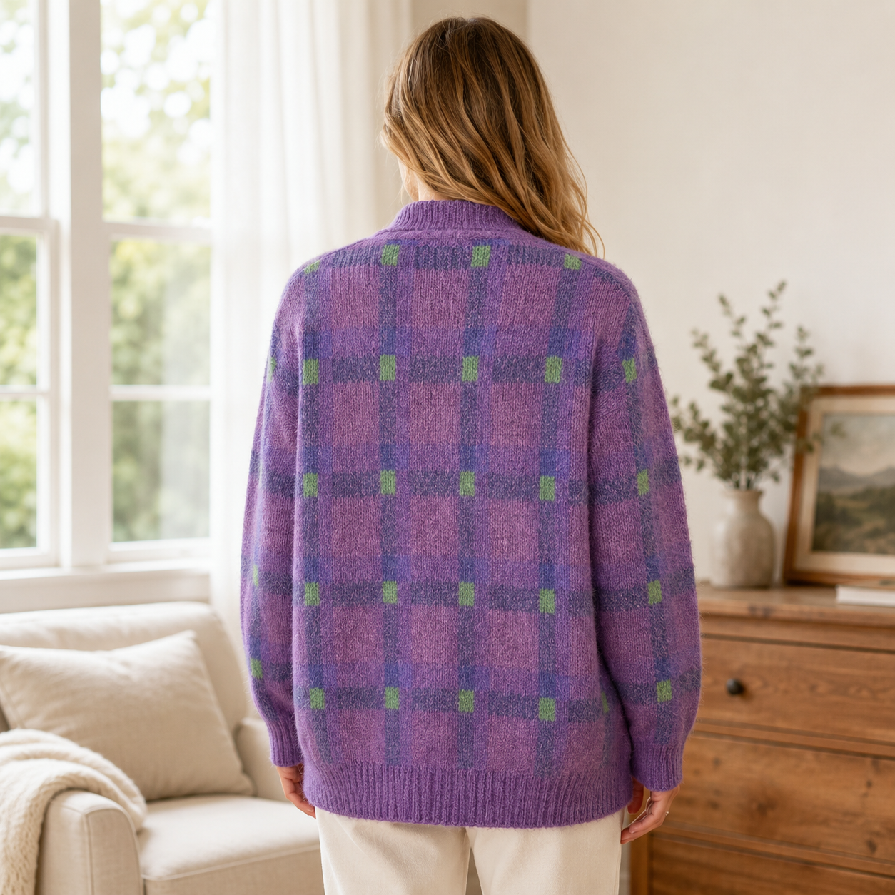 Collarhold – Oversized Cardigan With A Collar That Holds Its Shape