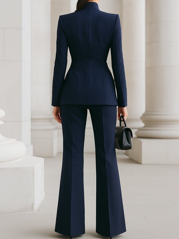 Riina - Elegant Blazer And Trouser Suit Set
