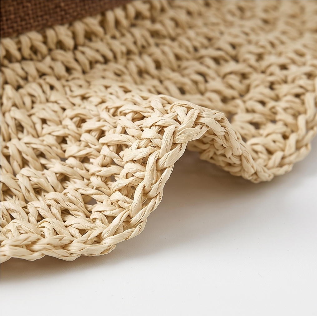 Bellabrim – Woven straw hat with bow detail