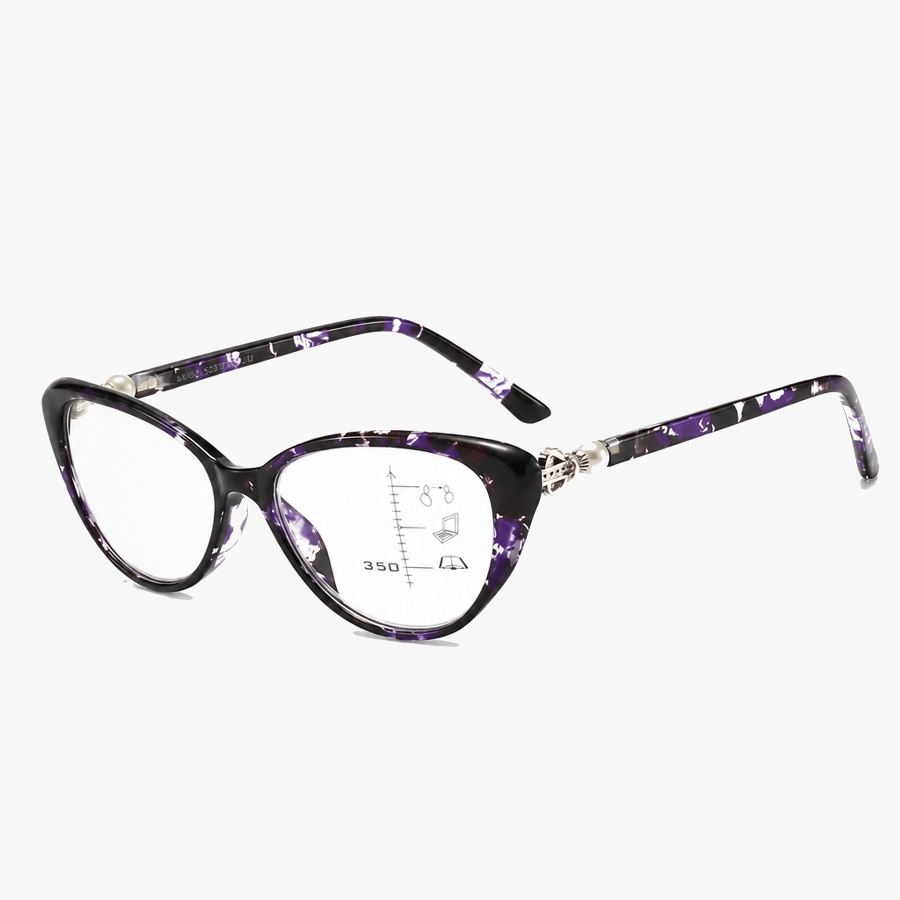 Lumora - Anti-Blue Light Multifocal Cat Eye Reading Glasses (40% Off)